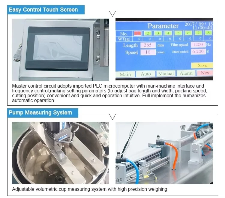 آلة تعبئة كاتشب الصلصة متعددة الوظائف من الفولاذ المقاوم للصدأ