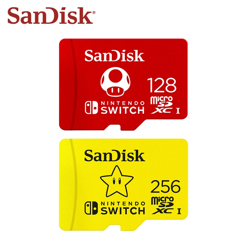 SanDisk kartu microSD USH-I, Flash kartu 512GB 256GB 128GB 64GB asli untuk Nintendo Switch Digital Game