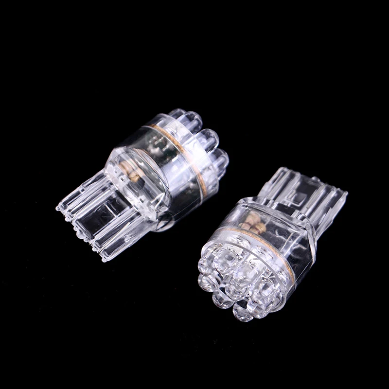 2Pcs/pack DC 12V T20 7443 7440 9LED Car Brake Light Bulb Auto Stop Turn Signal Light Lamp Auto Car Signal Light Lamp LED Bulbs