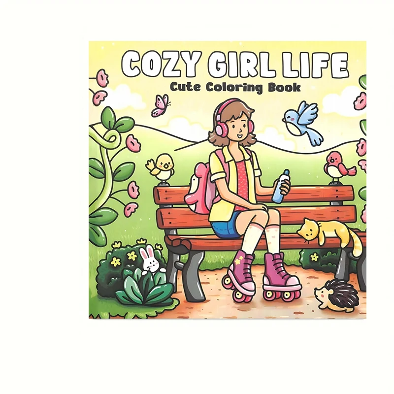 28-pagina's Cutie Europe kleurboek voor volwassenen |   Kleurboek, tekenbenodigdheden voor Kerstmis, Thanksgiving