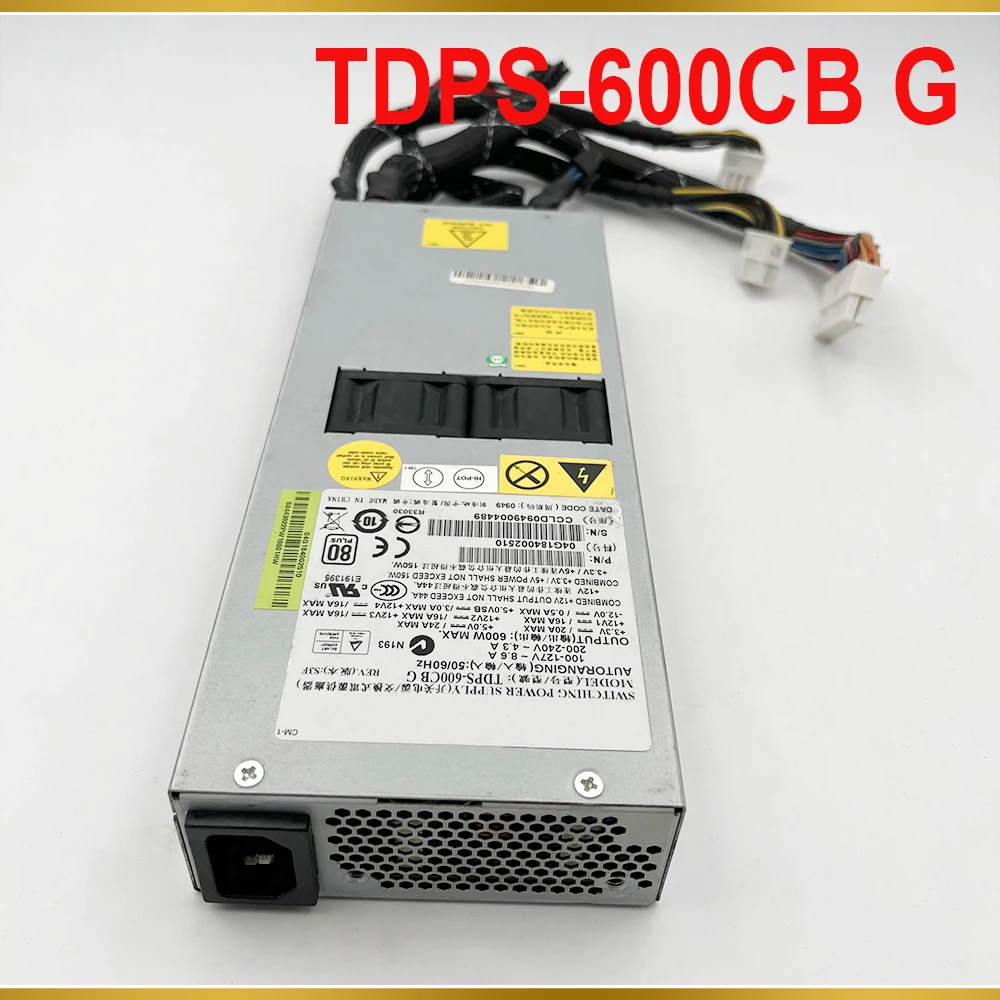 For Delta RS500 I610r-G Server Power Supply 600W TDPS-600CB G