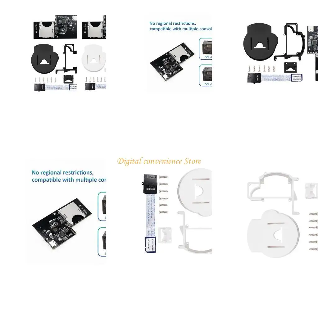 

97QA Сменный адаптер оптического привода, эмулятор для игровой консоли, обновленный эмулятор Loder с винтами