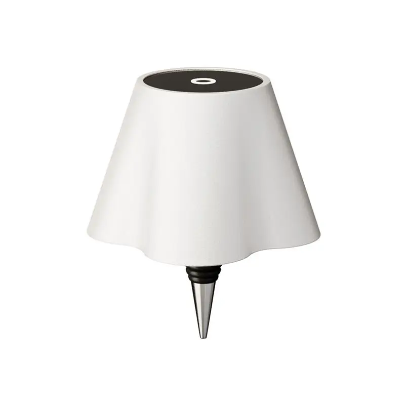 A64Z Touch Control LED Wine Bottle Lamp - 3-Color Wireless Table Light For Living Room, Bar, Restaurant