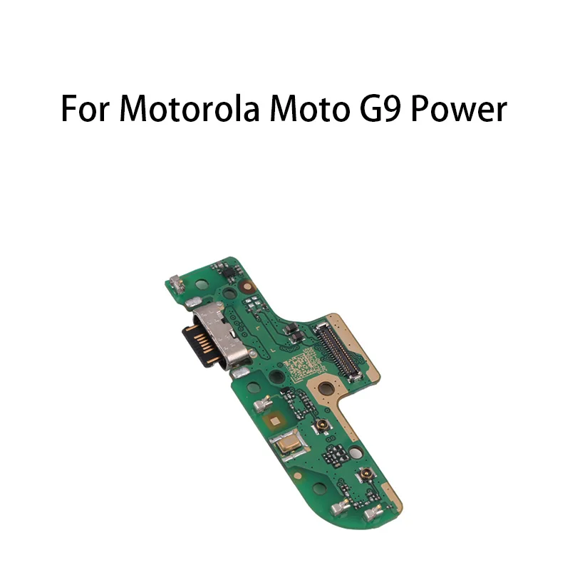 Org puerto de carga USB, conector Jack Dock, placa de carga para Motorola Moto G9 Power