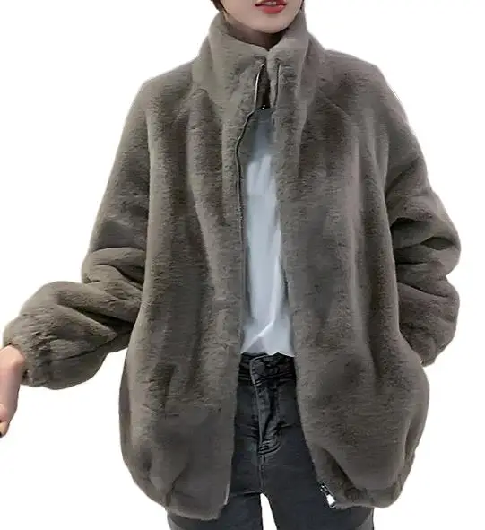 

Женская одежда 2025 года, шуба из искусственного меха кролика рекс, новинка зимы 1208