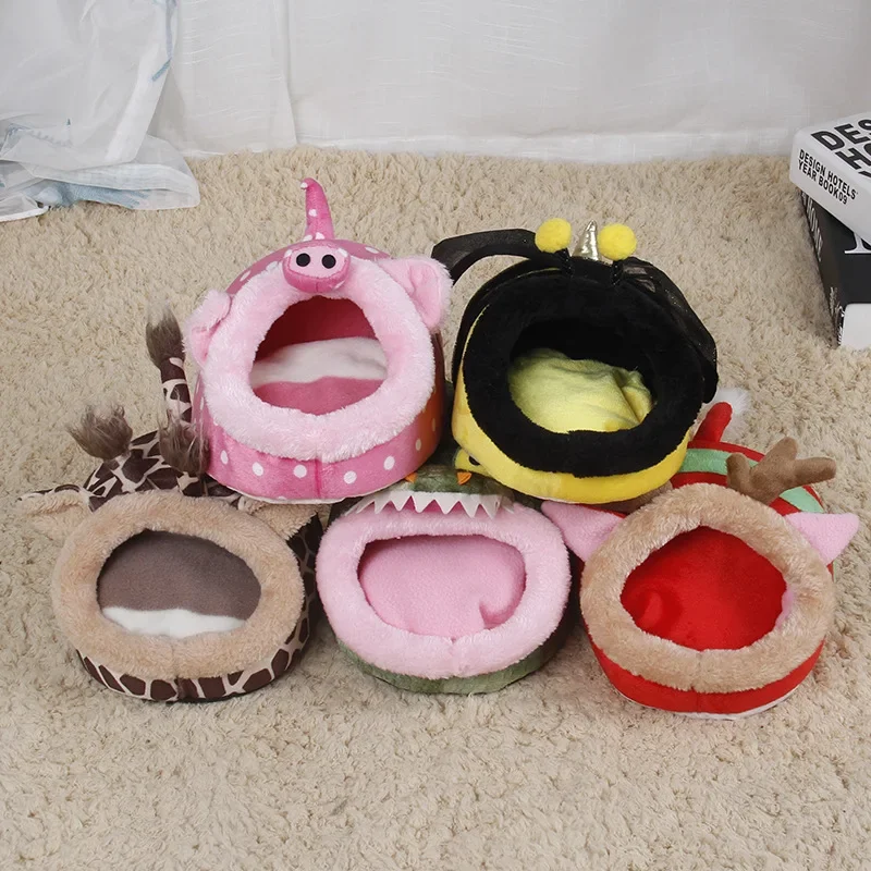 

Pet House Guinea Pig Ferrets Hamsters Hedgehogs Rabbits Rats Super Warm Hamster Cage Accessories High Quality Small Animal Bed