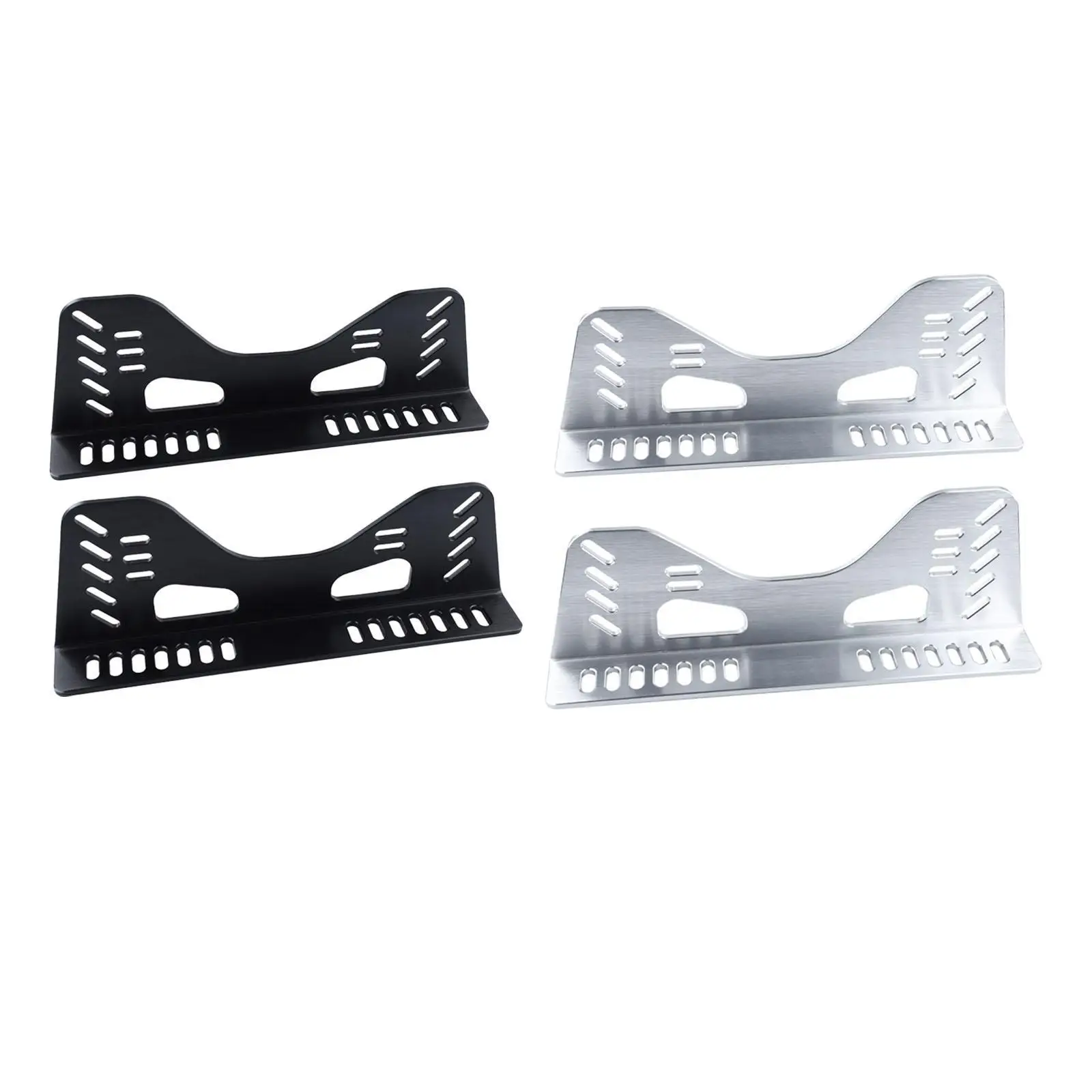 

2 кронштейна для крепления гоночных сидений с несколькими отверстиями, сменные кронштейны для бокового крепления