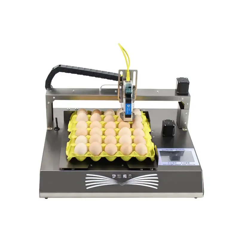 

Automatic Smart Egg Inkjet Machine for Printer for Printing Expiration Date, Logo and Barcode on Egg Shell