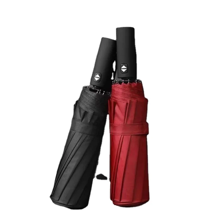 

SUNDAY Umbrella Windproof Auto Open & Close Collapsible Folding Small Compact 12 RIBS for rain