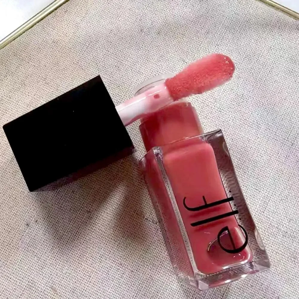 ELF Lip Oil Non Sticky Hydrating Glossy Shine Long Lasting Vegan HD Setting Powder Translucent Matte Oil Control Finish Gifts
