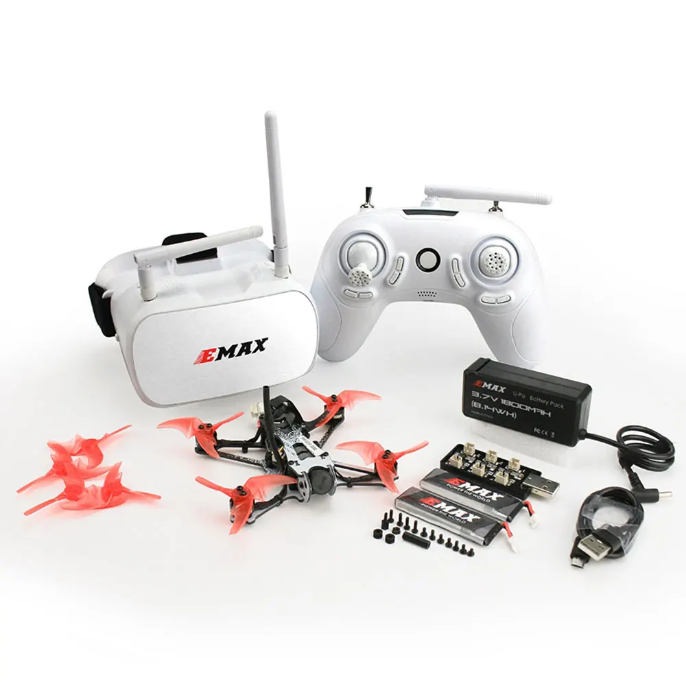 EMAX Tinyhawk II Freestyle 115mm 2.5 inch F4 5A ESC FPV Racing RC Drone RTF / BNF Version with Remote Control / Fpv Goggle