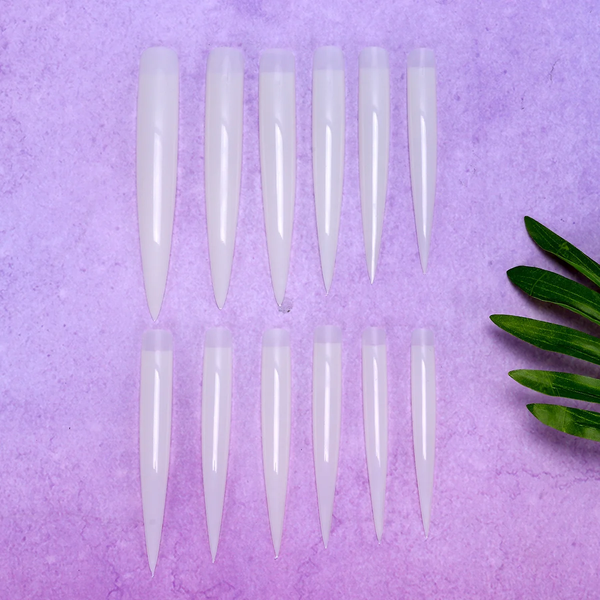 

120pcs Long Clear False Tips 10 Packs Durable Fake Nails For Nail Home Use Fake Nail Tips False Nails