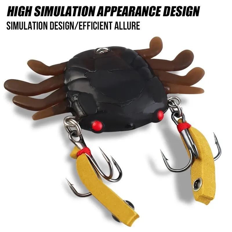 TAIYU Bionic Crab Fishing Lure 6g 13g Silicone Soft Bait Fake Baits For Squid Octopus Fishing Jig Head Lures Sea Fishing Tackle - view 4