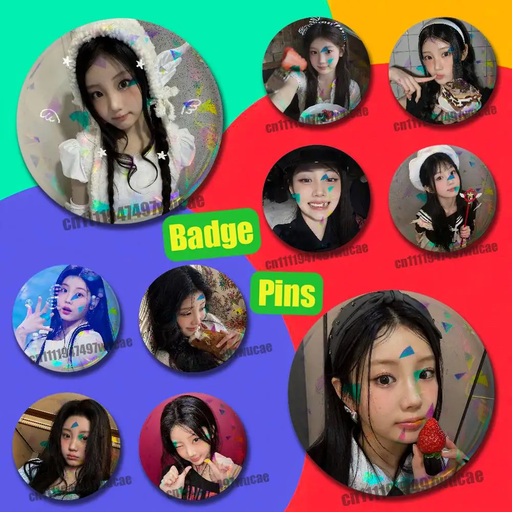 For Singer W-Wonhee Badge Case Custom Pin Insignia Emblem Round 25mm Brooch Button Laser Cover