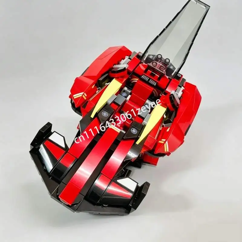 464PCS Cyber Racing Car MOC Custom Building Blocks Model DIY Creative Assembly Educational Toy Collection Display Popular Gifts