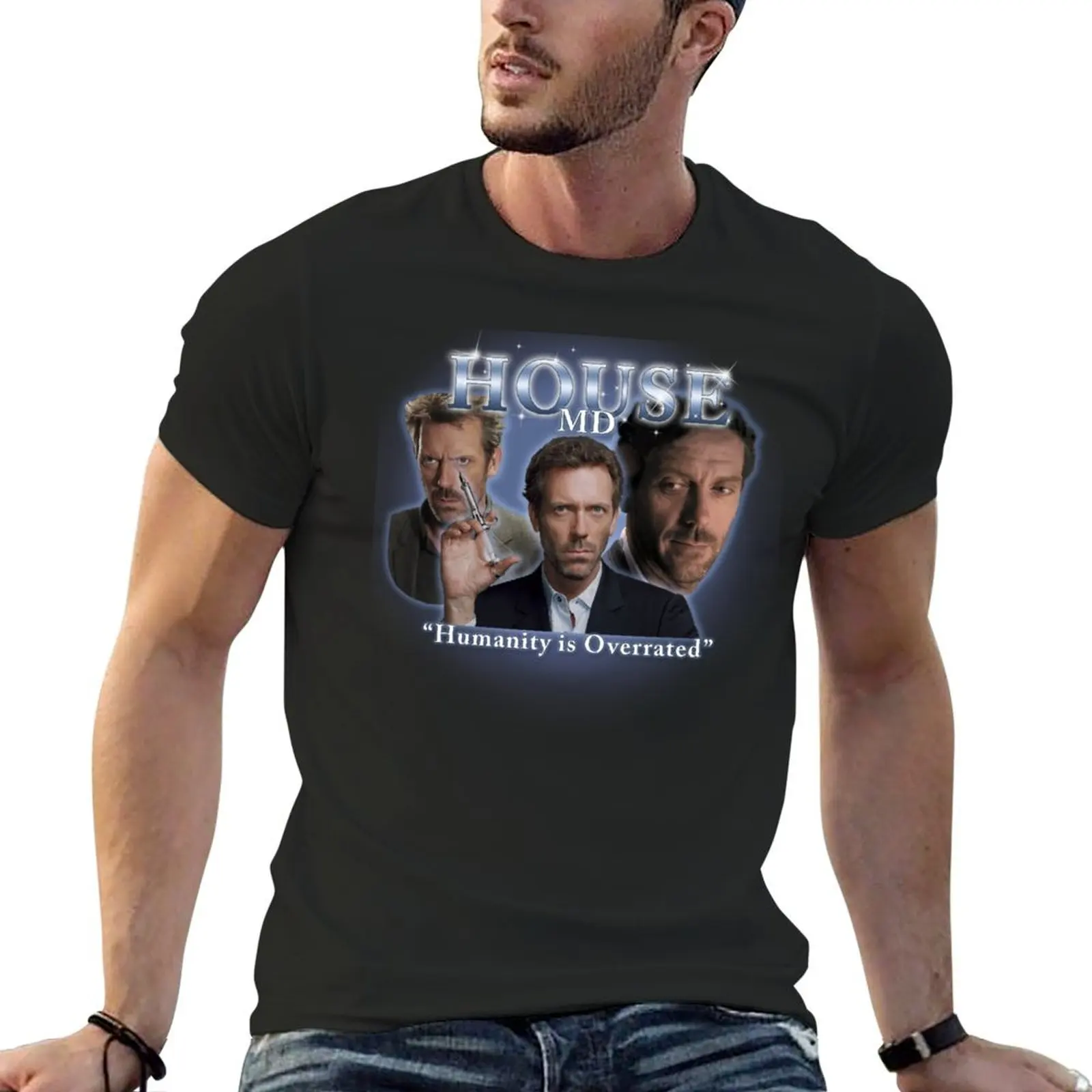 HOUSE MD T-Shirt boys whites custom shirt graphics oversized graphic tee Men\'s t shirts