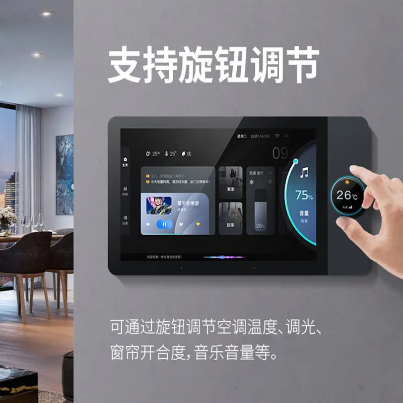 Doodle Smart Central Control Screen Zigbee Gateway Whole House Smart 10 Inch Voice Control Touch Background Music Host