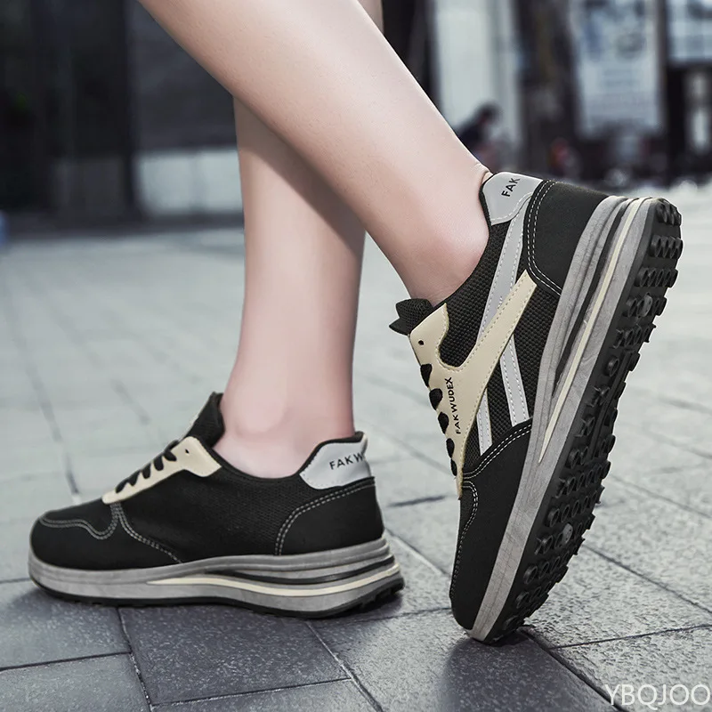 

Мужская дышащая нескользящая спортивная обувь, весенне-осенняя новая стильная повседневная модная простая удобная универсальная мужская обувь