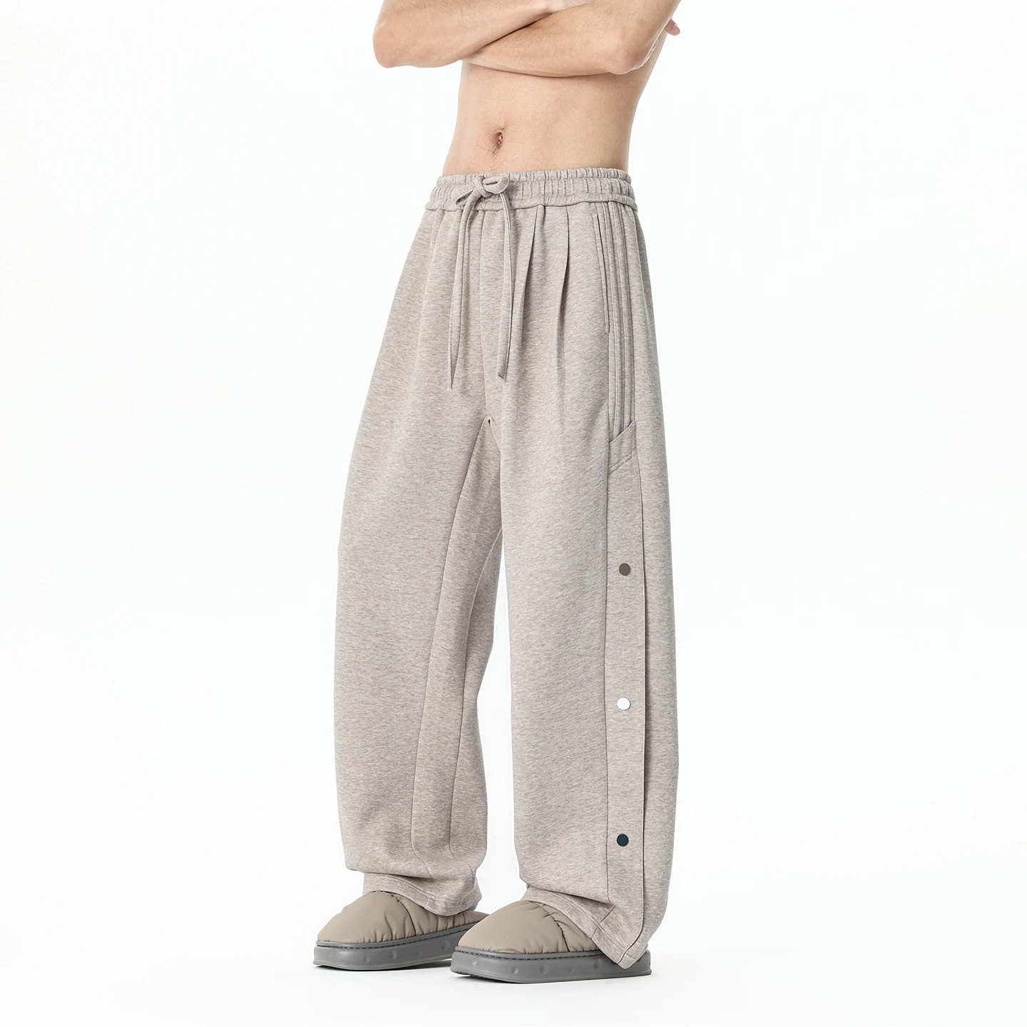 Men's Plus Size Oversized Sweatpants - Soft Cotton Blend Loose Fit Joggers with Elastic Waist for Big & Tall (L-9XL)