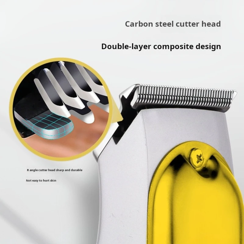 New style oil head push small electric hair clipper portable small household men's razor clipper