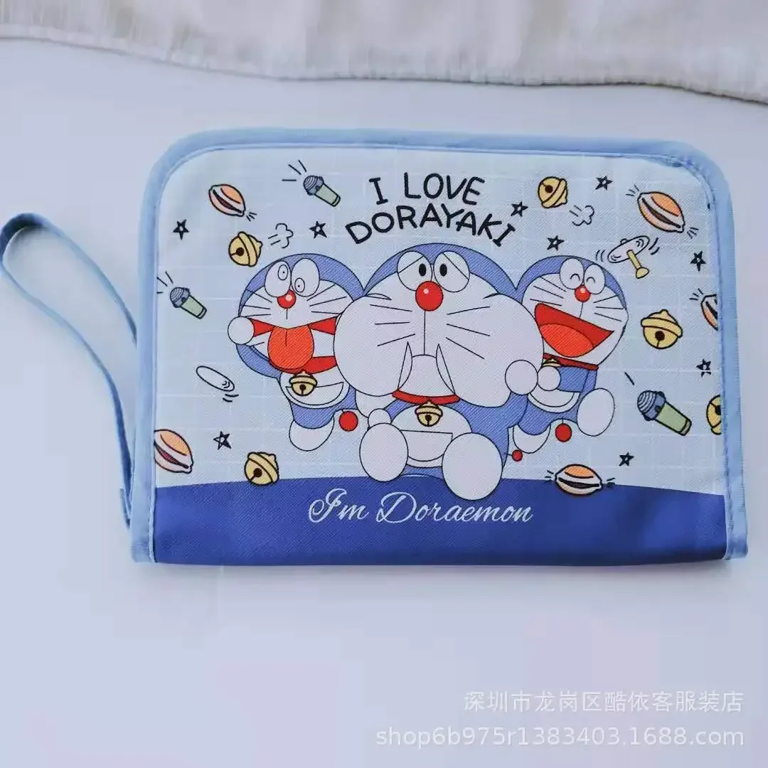 Doraemon Card Bag PU card holder ID Folder Japanese Mother and Child Manual ID Bag Passport Clutch coin purse wallet