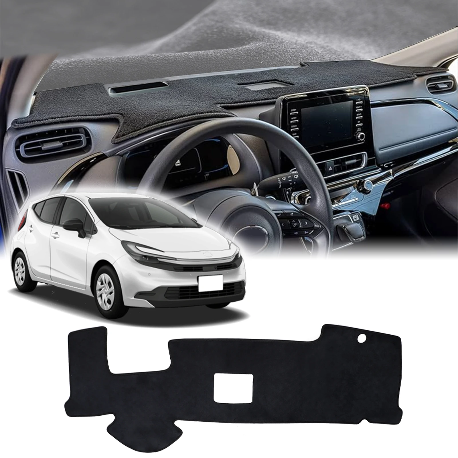 

fit for Toyota Aqua XP210 2021 2022 2023-2025 Car Dashmat Dashboard Cover Pad Protective Carpet DashMat Sunshade Accessories