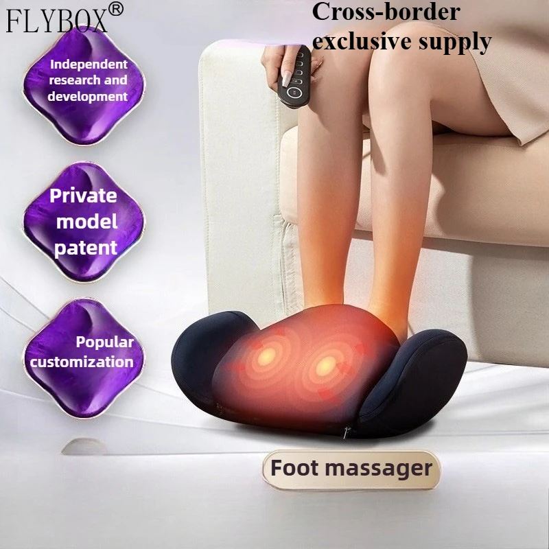 

Wireless electric foot massager roller deep kneading calf hot compressed SPA brand with foot massage machine packaging