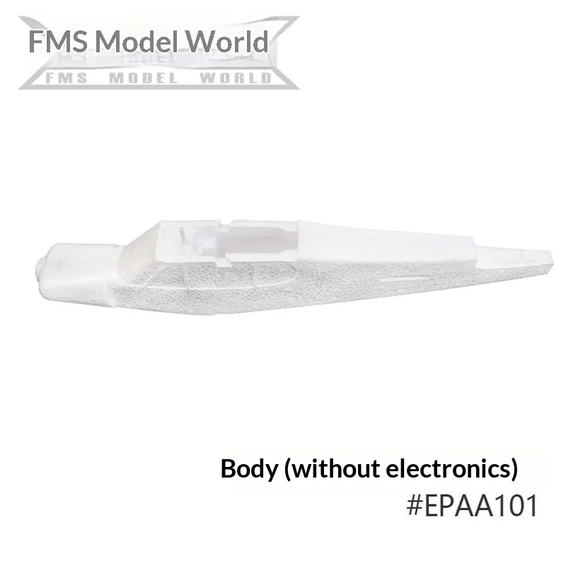 FMS 540mm PA-18 RC Plane Replacement Parts Fuselage Main Wing Prop Spinner Landing Gear Repair Accessories For RC Aircraft