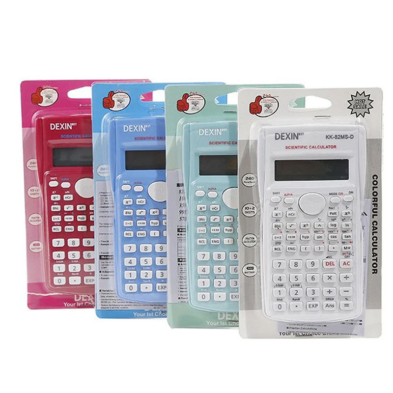 Multifunctional Scientific Calculator Student Simple Portable Big Screen Function Calculator Stationery School Office Supplies