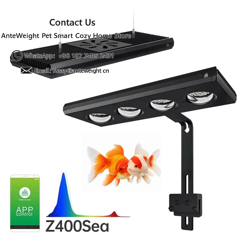 

Z250Sea/Z400Sea Smart Bluetooth 3.0 Aquarium Seawater Marine Light Full Programmable Led Saltwater Coral Reef Lamp