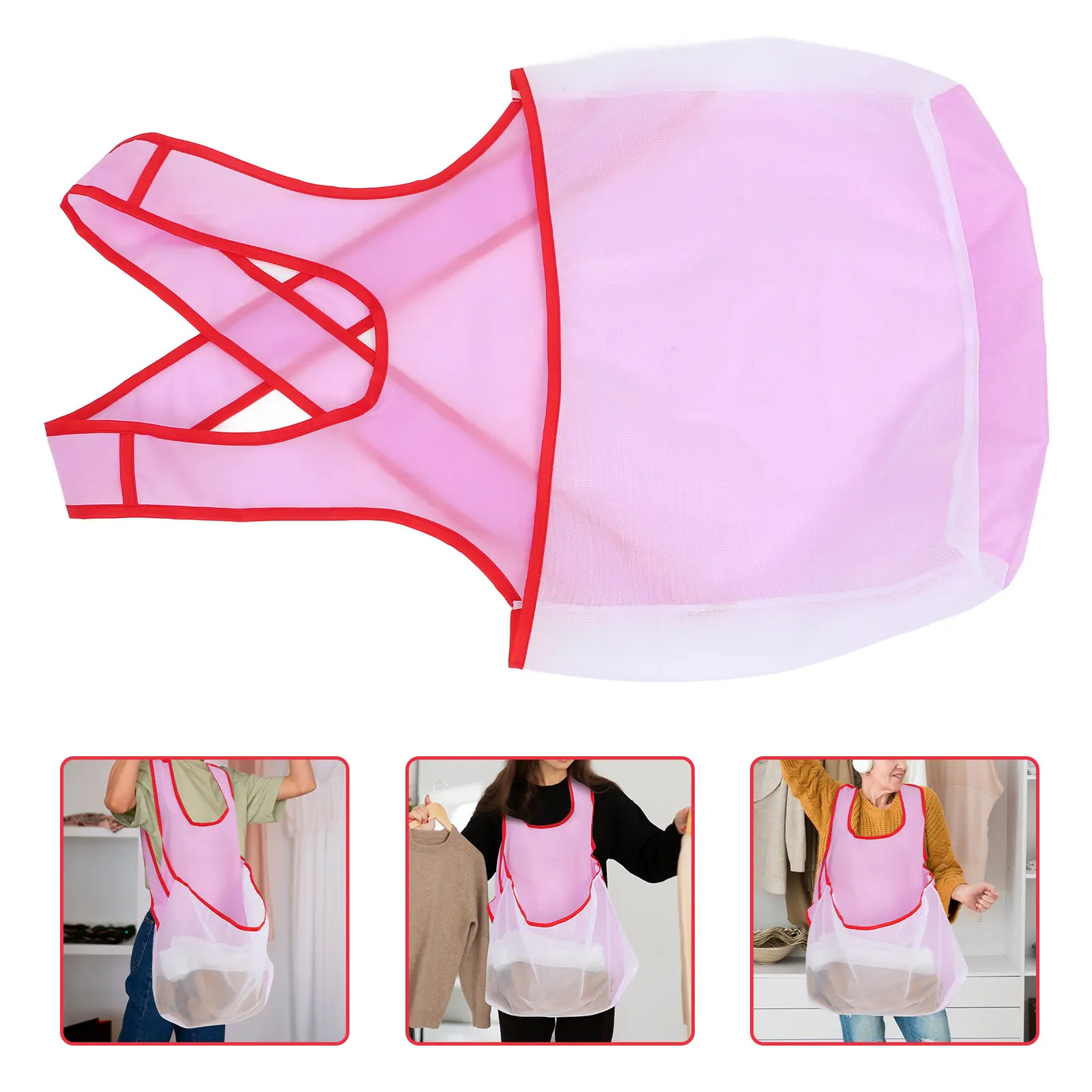 

Breathable Mesh Clothes Apron Made of Tough Oxford Cloth for Fast Drying Hanging Storage Household Laundry Tasks