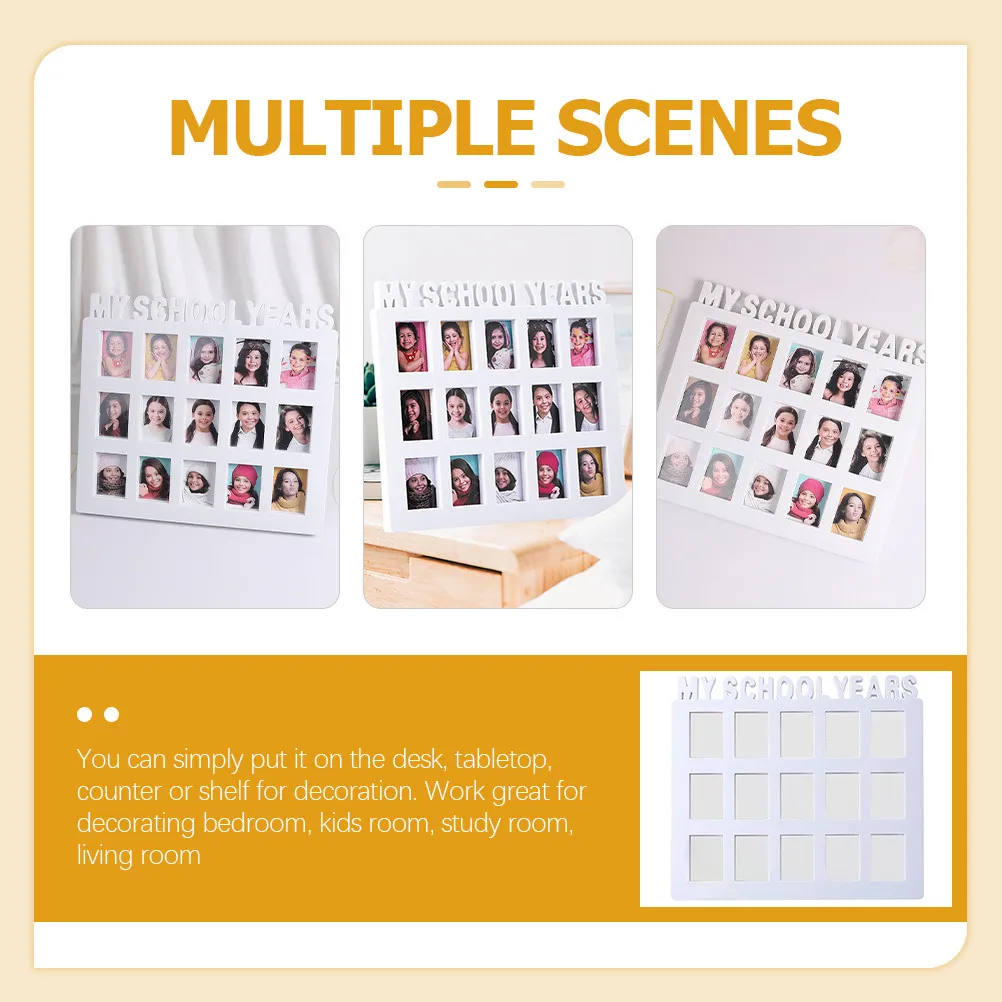 Growth Id School Years Photo Frame Collage Frame for School Graduation Pictures New Moms Must Haves New Moms Must Haves