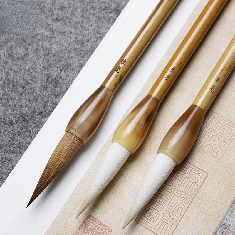 Multiple Hair Brush Pen Chinese Calligraphy Drawing Brush Professional Running Script Official Script Cursive Calligraphy Brush