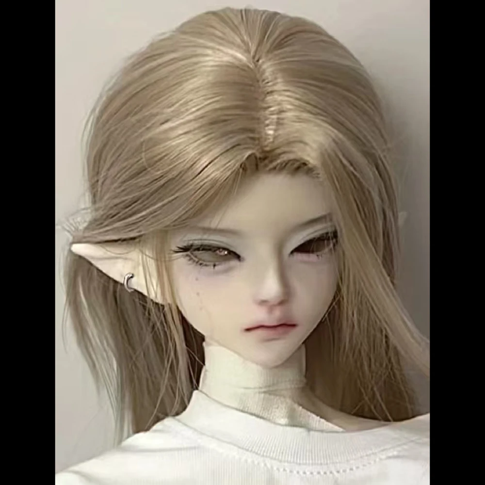 

New 1/4 BJD Doll Head With Body No Makeup Resin Material DIY Elf Boy Doll Accessories No Makeup BJD Doll Gifts