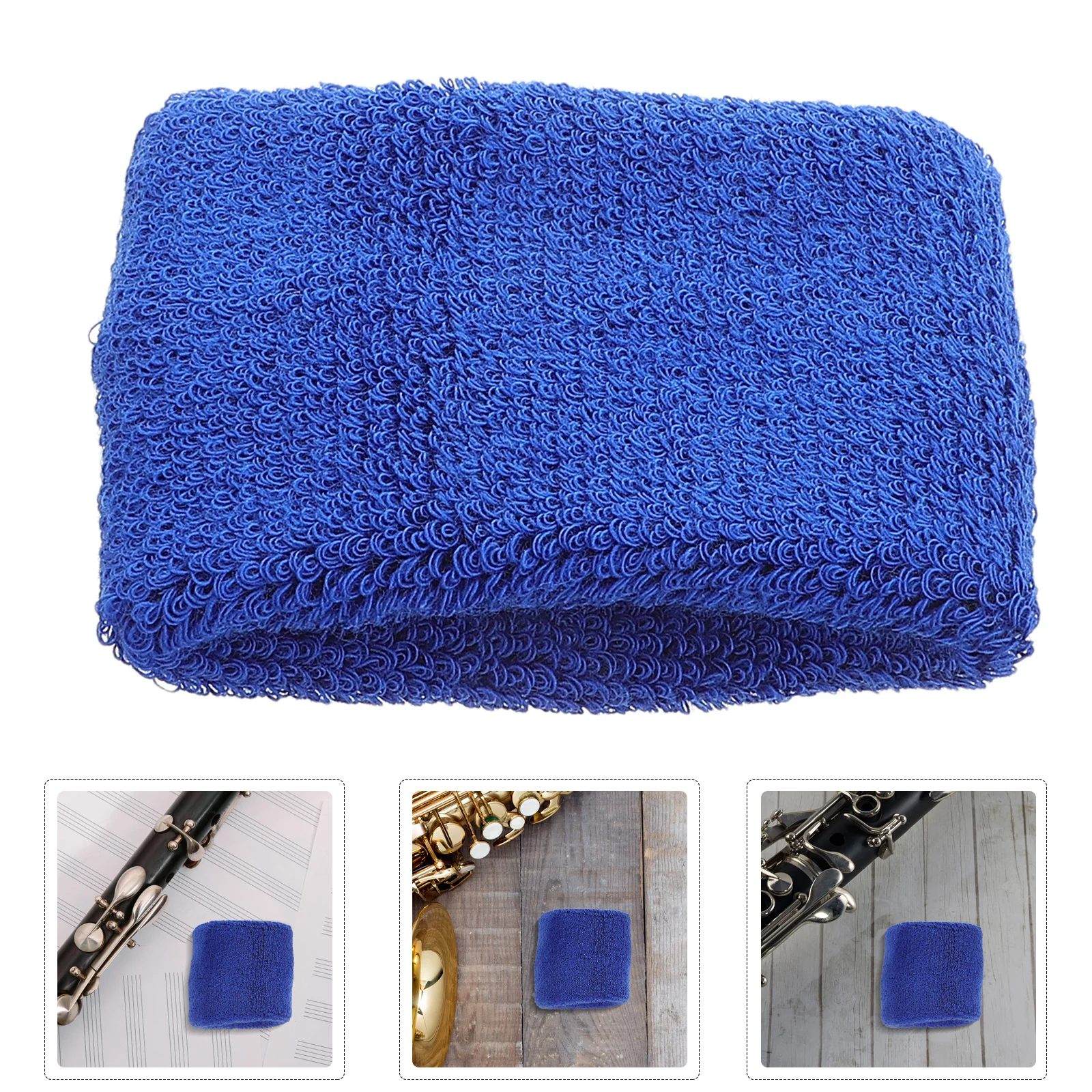 

Stylish Blue Electric Blowpipe Accessory Water Absorbing Sleeve for Moisture Protection and Enhanced Performance in Concerts