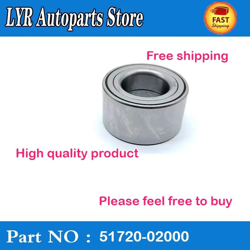 High quality  Wheel Bearing Front For Hyundai Accent Elantra For Kia Rio Rio5 51720-02000 5172002000 car accessories