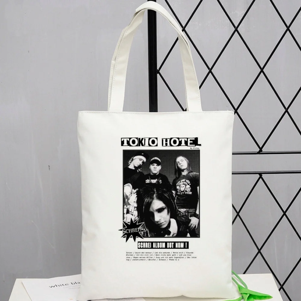 Tokio Hotel tote bag totebag reusable bolsas de tela einkaufstasche shopper woman
