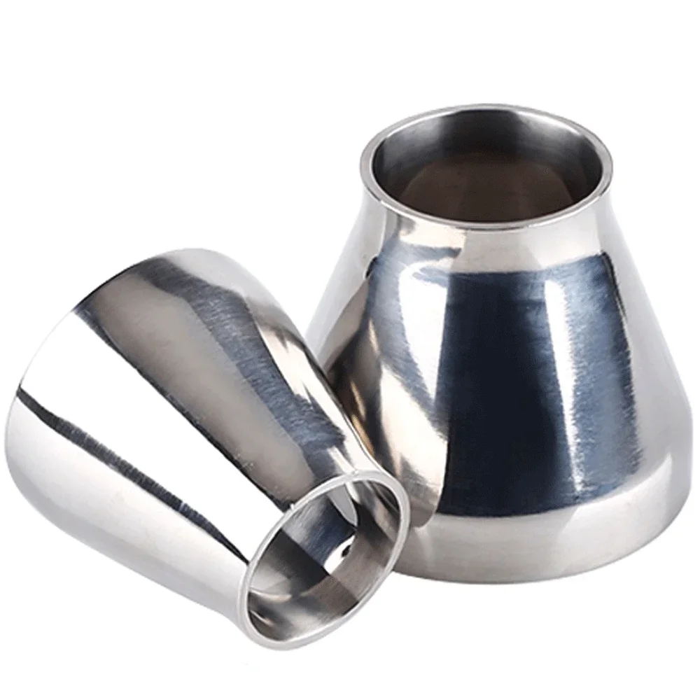 All sizes 19-108mm Butt-Weld Reudcing Concentric SUS304 SUS316L Stainless Steel Sanitary Pipe Fitting Homebrew