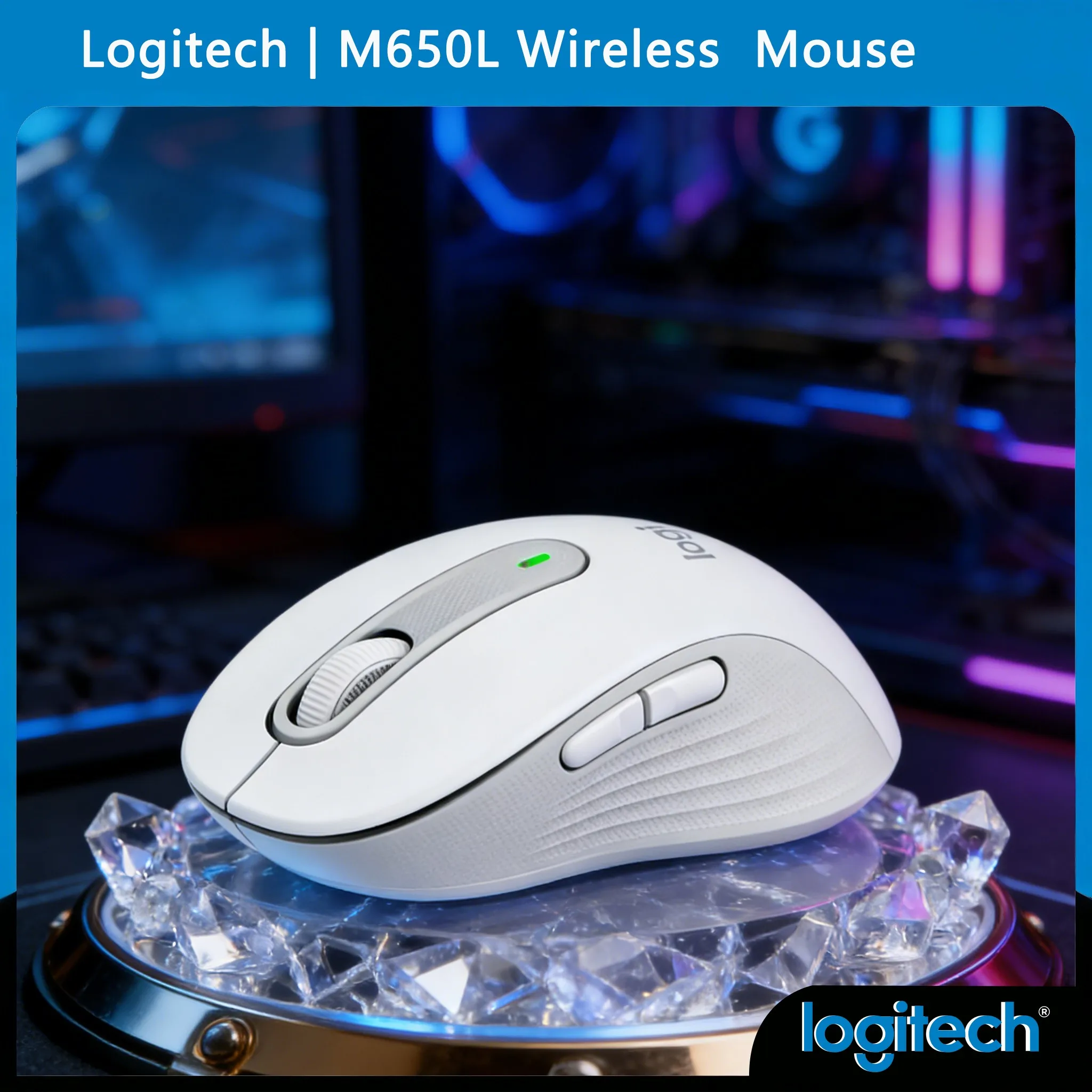 Logitech M650/M650L - Silent Office Mouse, High Productivity