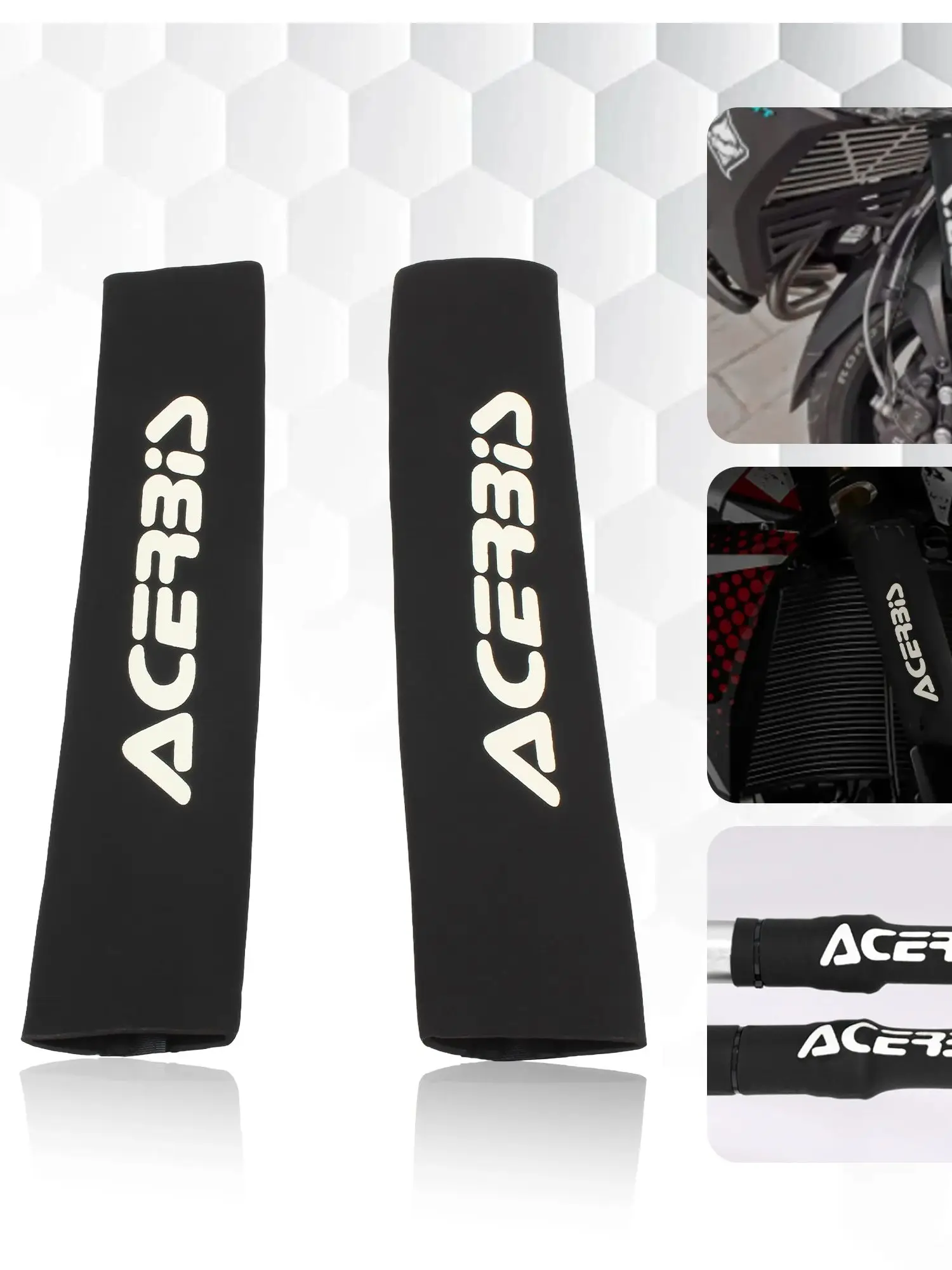 AliExpress PowerMotor Universal 370mm Motorcycle Front Fork Protector Shock Absorber Guard Wrap Cover For ATV Dirt Pit Bike Scooter Motocross Parts