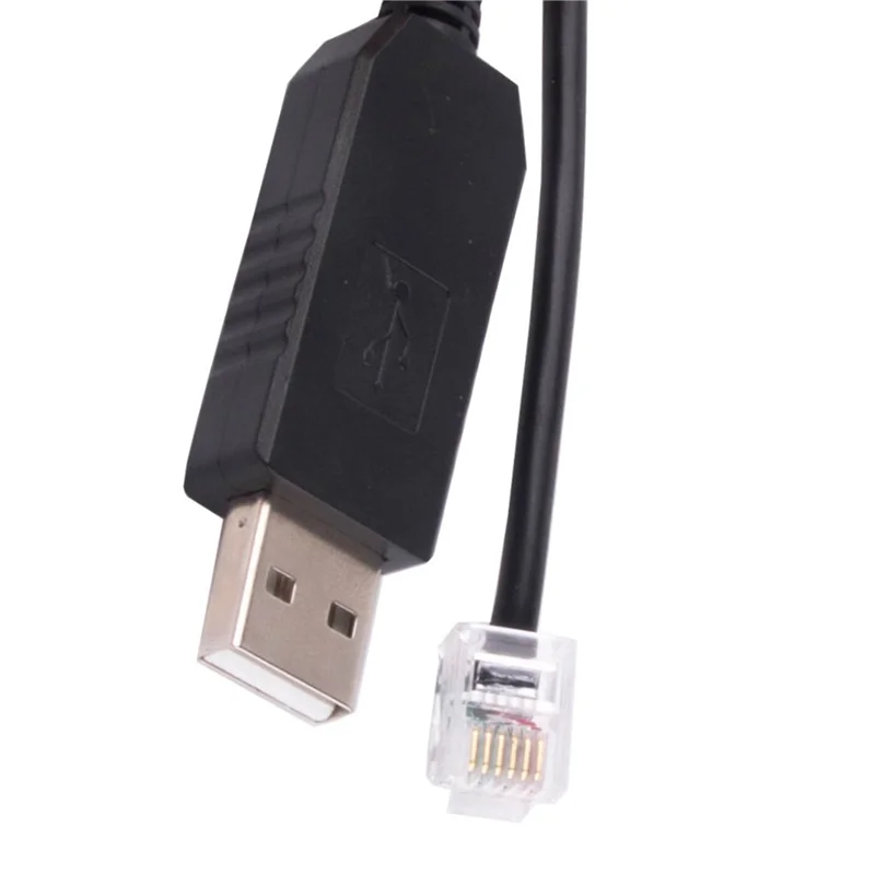 

3X USB To Rj11 Rj12 6P4C Adapter Serial Control Cable EQMOD Cable For Az-Gti Mount Connect For Hand Control Cable,1.8M