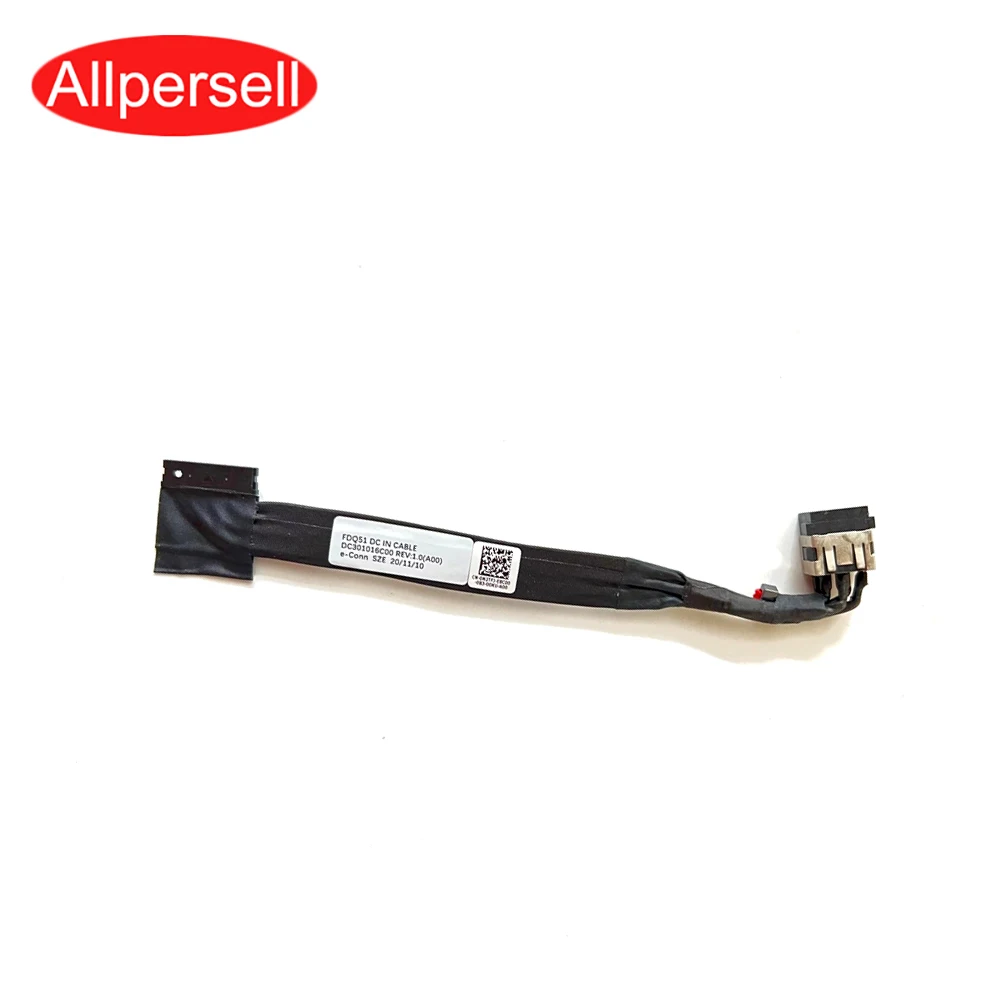 Cable de alimentación plano para Dell Alienware M15 R3 R4, cabezal de alimentación DC-IN DC jack 0N2TFJ