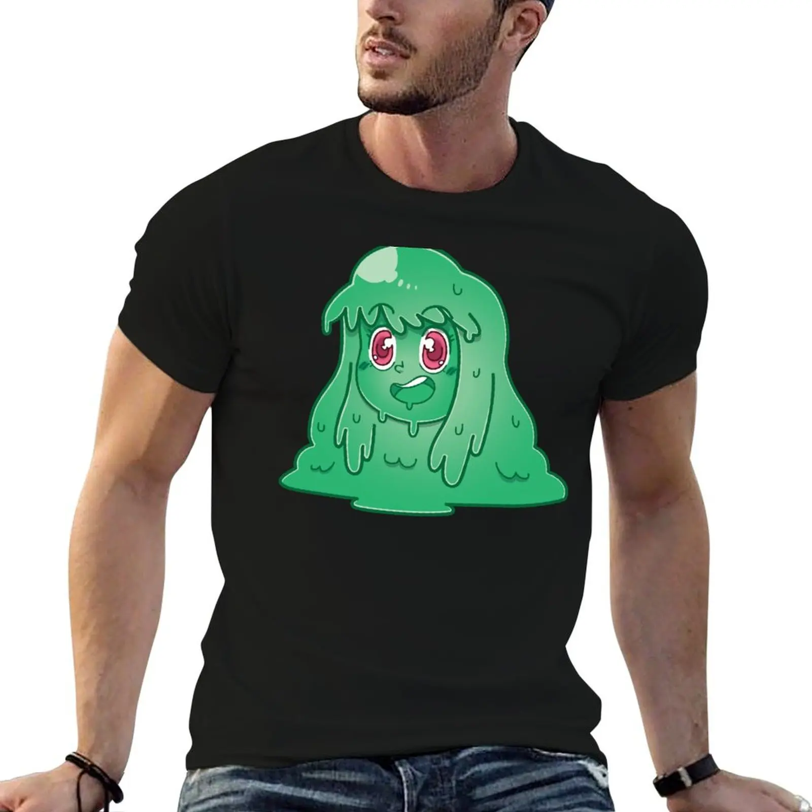 Slime Girl T-Shirt Independence Day Short Sleeve T-Shirt