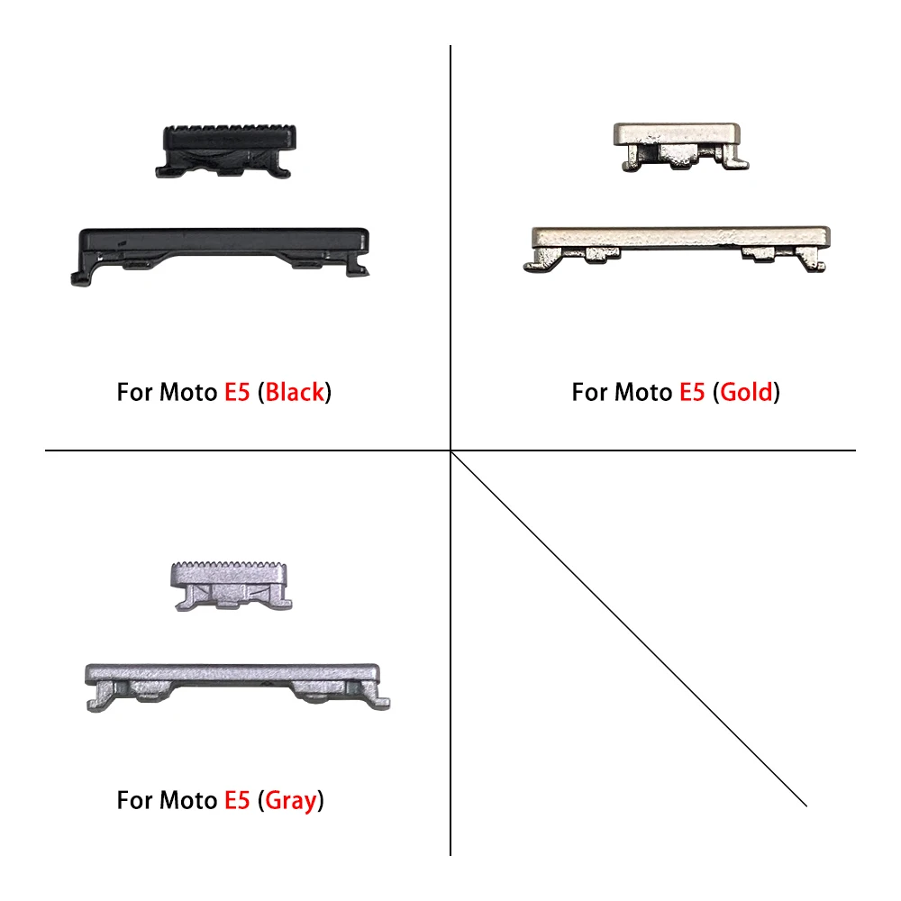 Side Keys Power On Off Volume Buttons Switch Flex Cable For Motorola MOTO E5 E6 Plus E6s E7 Power One Macro X Play Replacement