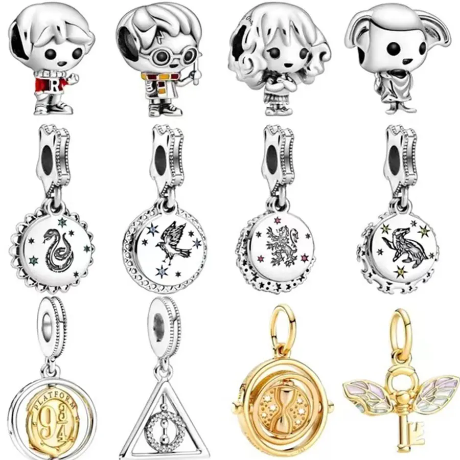 

The bestselling 925 sterling silver Disney Harry Potter series pendant beads, perfect for use with original DIY bracelets! A fas