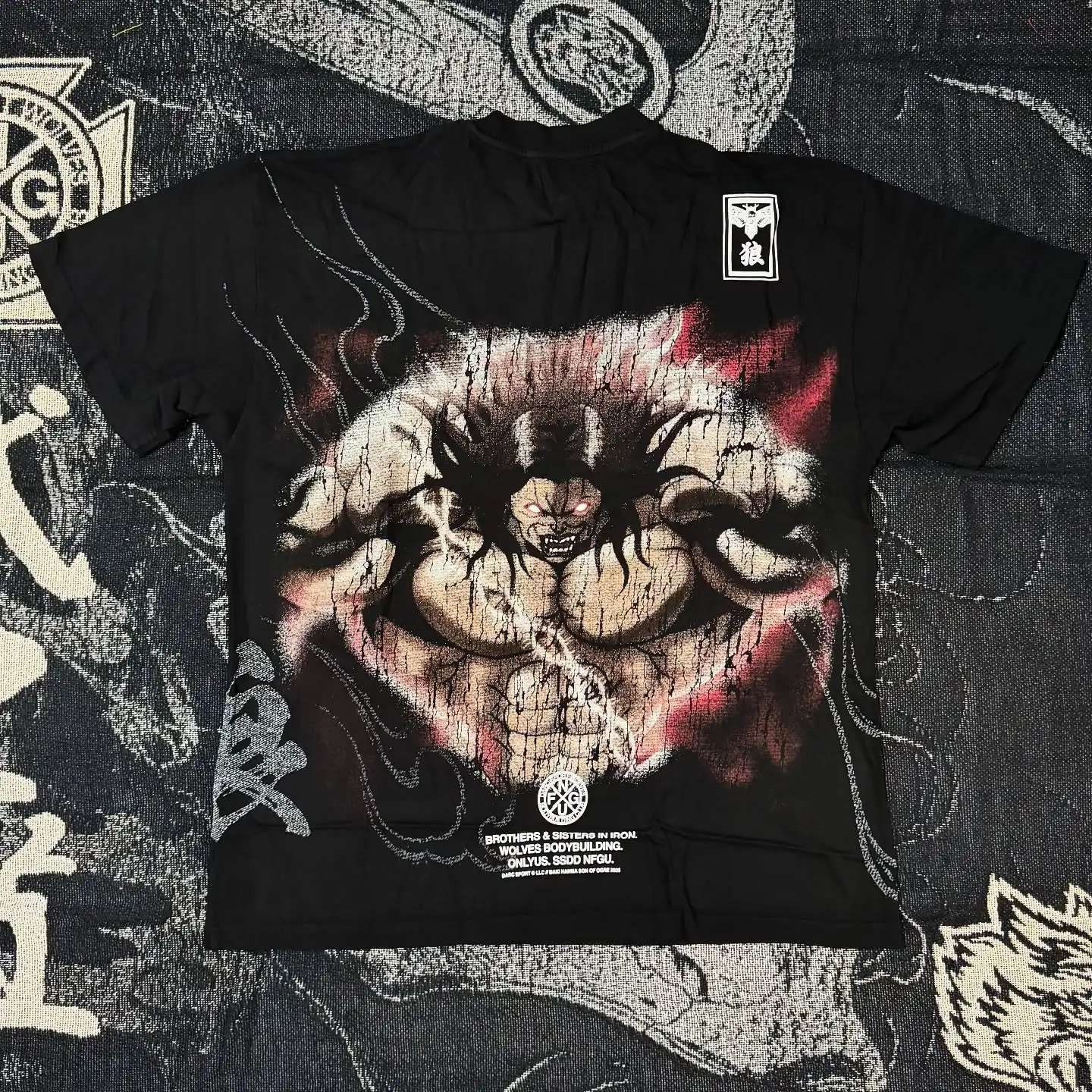 تي شيرت رجالي برسومات مميزة من Hanma Baki تي شيرت كبير الحجم 2025 جديد Sport Pro Choice Harajuku Goth ملابس الشارع الشهير Y2k #3