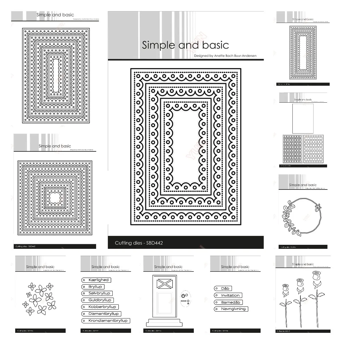 

Window Tags Floral Wreath Square Rectangle New Metal Cutting Dies Scrapbook Diary Decoration Stencil Embossing Template DIY 2024