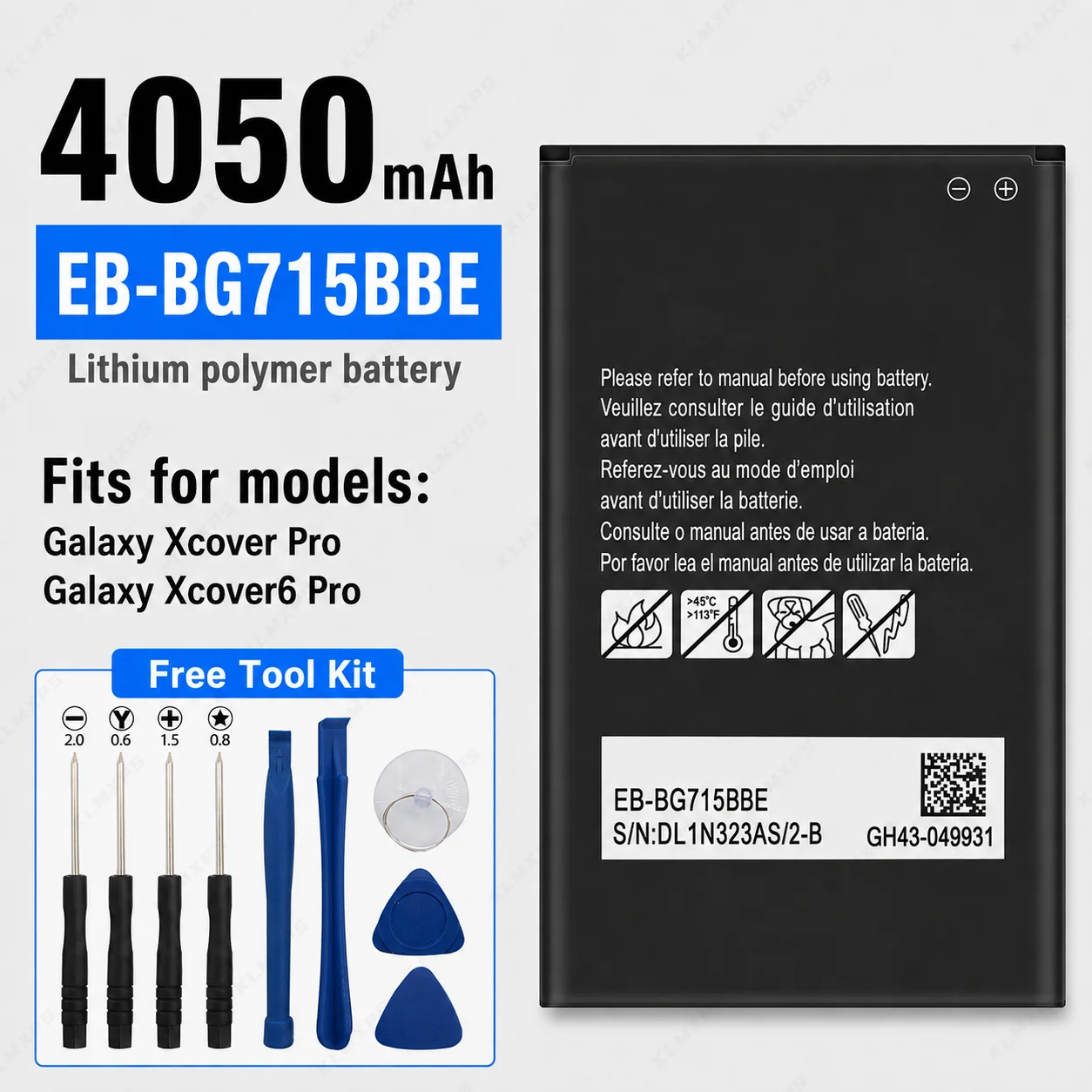 Replacement Phone Battery B740AC BT575BBE BX306GBY BT365BBC BG766GBY For Samsung Galaxy S4 Zoom Tab Active 2 3 5