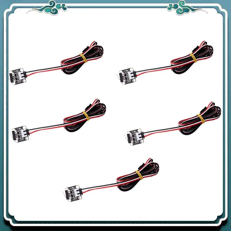 ABSK-5PCS End Stop Limit Switch 3Pin Micro Switch Horizontal Limit Switches 3D Printer Parts Easy Installation