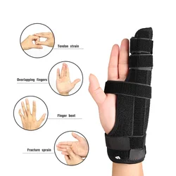 Adjustable Finger Holder Protector Brace Sports Thumbs Hands Arthritis Splint Support Protective Guard Finger Joint Orthosis